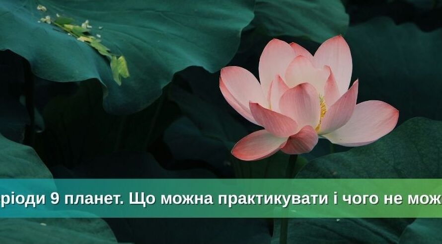 Вебінар: Періоди 9 планет. Що можна практикувати, чого не можна і чому не працює «прокачка енергії»